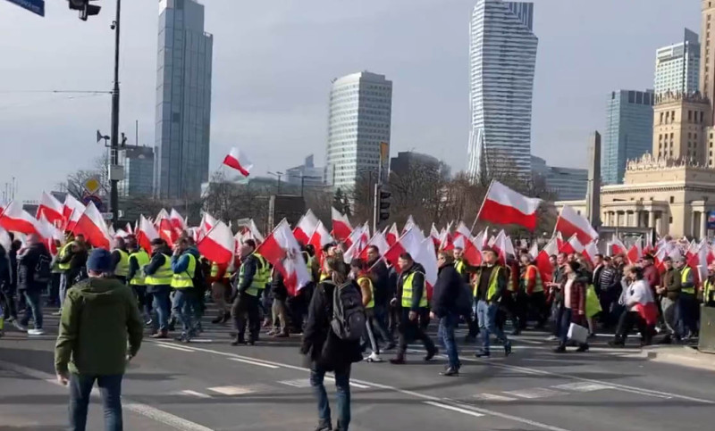 Protest rolniczy 3 stycznia 2025 r. pod hasłem 5 X STOP