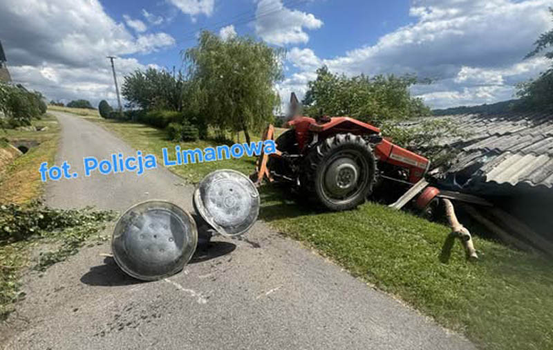 Czy to rekord? Traktorzysta z... OŚMIOMA promilami!