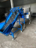 Maszyna do obierania cebuli obdmuchiwarka wydajność 1000 kg podajnik 2 rzędowy możliwość dorobienia kosza zasypowego 