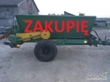 Zakupię rozsiewacz do wapna 3- tonowy olejowy w oryginale polski  . Tel.698005383..