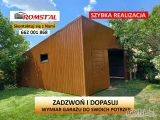 Garaż Blaszany 7x7 Drewnopodobny/ Wiata - |GARAŻE BLASZANE| - ROMSTAL*

