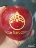 Sprzedam jabłka okolicznościowe grawerowane laserowo ze świątecznym motywem. Do wyboru różne wzory, napisy w różnych językach....