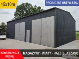 Duży Garaż Blaszany / Wiata / Magazyn/ Hala/ BLASZAK – GRZYWSTAL
