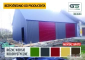 Garaż Blaszany - HALA MAGAZYNOWA - Magazyn - Wiata - Hala - GRZYWSTAL
