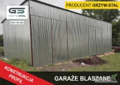 Garaż Blaszany , Hala Blaszana , Magazyn Blaszany ,Blaszak - GRZYWSTAL
