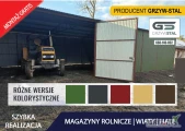 Garaż Blaszany - Wiata Rolnicza  -Magazyn Rolniczy - Hala  - GRZYWSTAL
