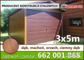 Mały Garaż Blaszany - Blaszak - Wiatka - Magazyn - Romstal
