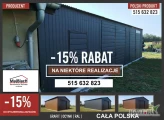 Grafitowy Garaż Blaszany - Hala - Wiata - Garaże Blaszane – Maj-Blach
