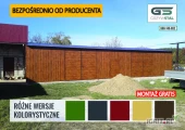 GARAŻ BLASZANY Złoty Dąb -Garaże Blaszane -Magazyn Rolniczy -GRZYWSTAL
