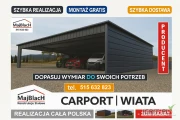 Zadaszenie - CARPORT WIELOSTANOWISKOWY | Wiata Samochodowa – Maj-Blach
