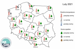 IMGW: prognoza na pierwszy kwarał 2021 r.