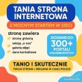 Tania strona internetowa z mocnym startem w sieci
