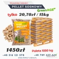 Ekologiczny pellet Sosnowy GreenAge bezpośrednio od producenta.
