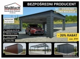 WIATA OTWARTA / ALTANA /CAROPORT na pojazd / ZADASZENIE   Maj-Blach