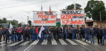AgroUnia blokuje drogi - dramaty rolników z powodu CPK