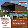 - 15% - Wiata Brązowa /Hala Garaż / RAL | Montaż Gratis – Maj-Blach