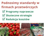 Jesteśmy firmą specjalizującą się we wdrażaniu procesów naprawczych i optymalizacyjnych dla przedsiębiorstw przetwórczych i...
