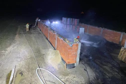 Pożar nawozu organicznego w Ignacówce