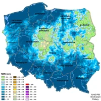 IUNG: susza już tylko w sześciu województwach