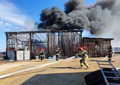 Spłonął kombajn, a mogło być jeszcze gorzej...