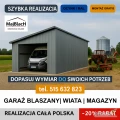 JEDNOSPADOWA Ocynkowana - Wiata /Hala / Garaż | PRODUCENT – Maj-Blach