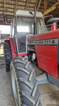 MF 1114 rok 1978, 110KM z przednim napędem, od 2014r pracuje w gospodarstwie o pow. 7ha, przegląd ważny do 03.2026r. Sprawny - powód...