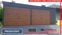 Garaż Blaszany JEDNOSPADOWY - GRAFITOWY | MAGAZY ROLNICZY – ROMSTAL*