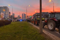 Rolnicy strajkują w Warszawie