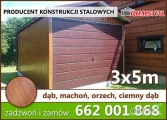 Mały Garaż Blaszany - Blaszak - Wiatka - Magazyn - Romstal