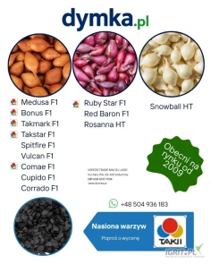 Szanowni Państwo, od ponad 16 lat dostarczamy oryginalny, zdrowy materiał, zawsze w gwarantowanej cenie.    Odmiany do nasadzeń wiosennych najlepszych dostępnych odmian F1   -Takstar  -Takmark  -Bonus  -Medusa  -Spitfire  -Vulcan  -Ruby Star  oraz...