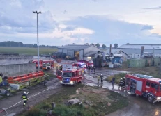 Piorun uderzył w biogazownię