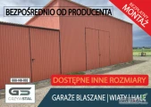 Garaż Blaszany |Wiata |Hala|Magazyn Rolniczy|Konstrukcja  - GRZYWSTAL