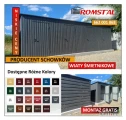 Wiata Gospodarcza Schowek Narzędziowy Garaż Blaszany Blaszak- ROMSTAL*