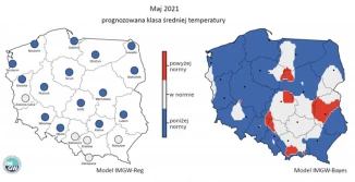 IMGW: marzec, kwiecień - ciepły, maj - chłodniejszy