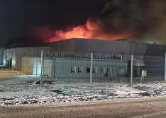 Pożar w zakładach przetwórstwa owoców w Białej Rawskiej