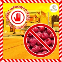 Maliny z plastikiem, len z martwymi owadami...