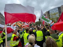 Izby rolnicze z pięciu krajów protestowały w Brukseli żądając wprowadzenia ceł