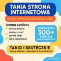 Tania strona internetowa z mocnym startem w sieci