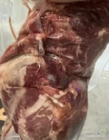 Sprzedam mrożony udziec barani bez kości. Pakowany vac jako pojedyncze elementy i zapakowany w karton. Średnia waga elementu 2.4-2,8kg....
