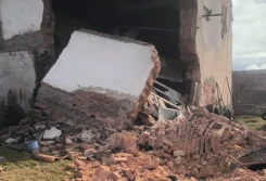 Mężczyzna zginął pod gruzami stodoły